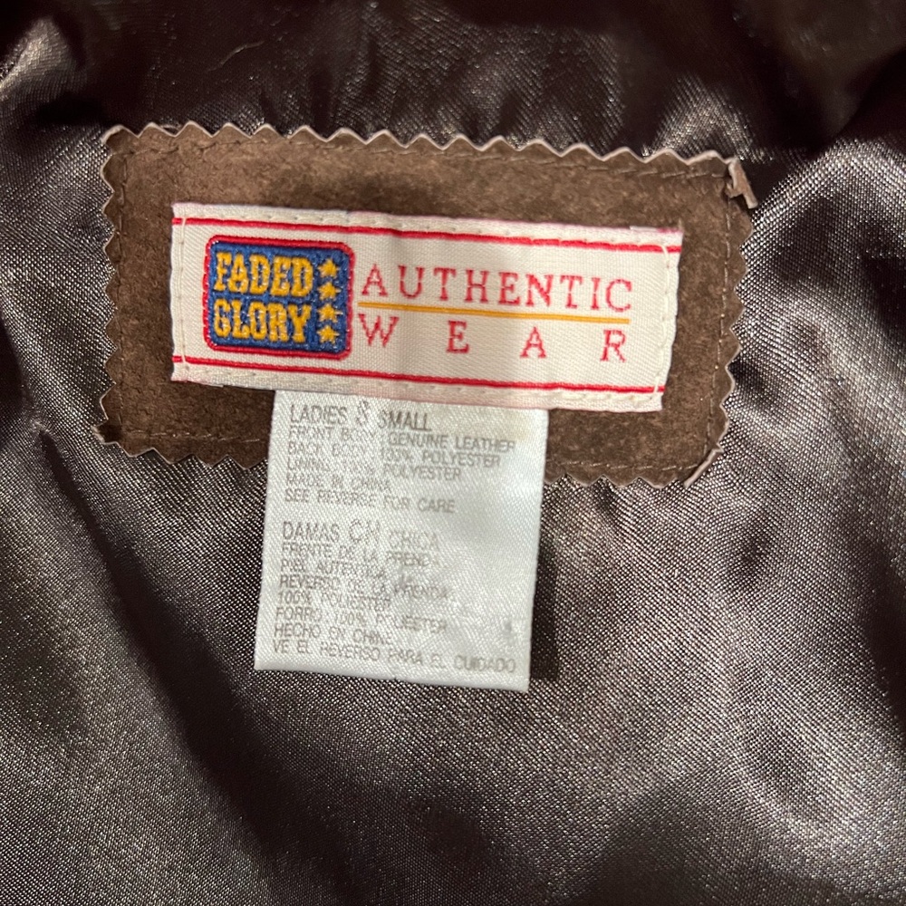 Faded Glory Vintage Genuine Leather Vest‎ - Picture 2 of 7